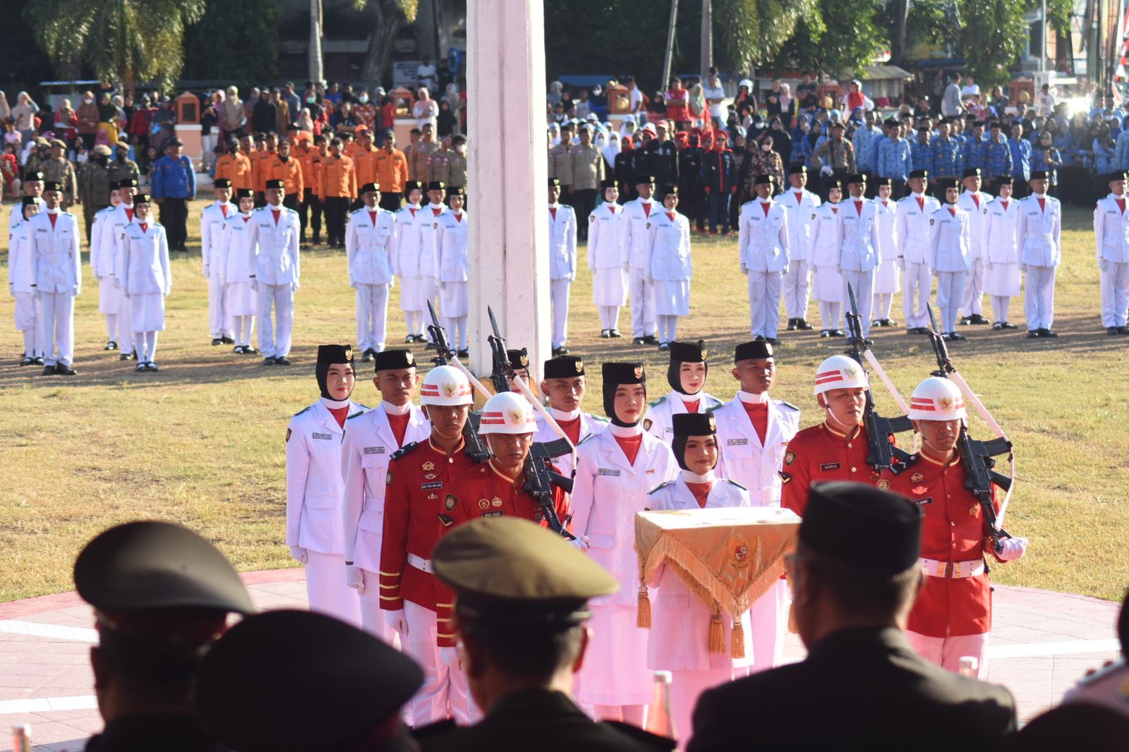 Kapolres Bulukumba Ikuti Upacara Detik-Detik Proklamasi Kemerdekaan RI Ke-78