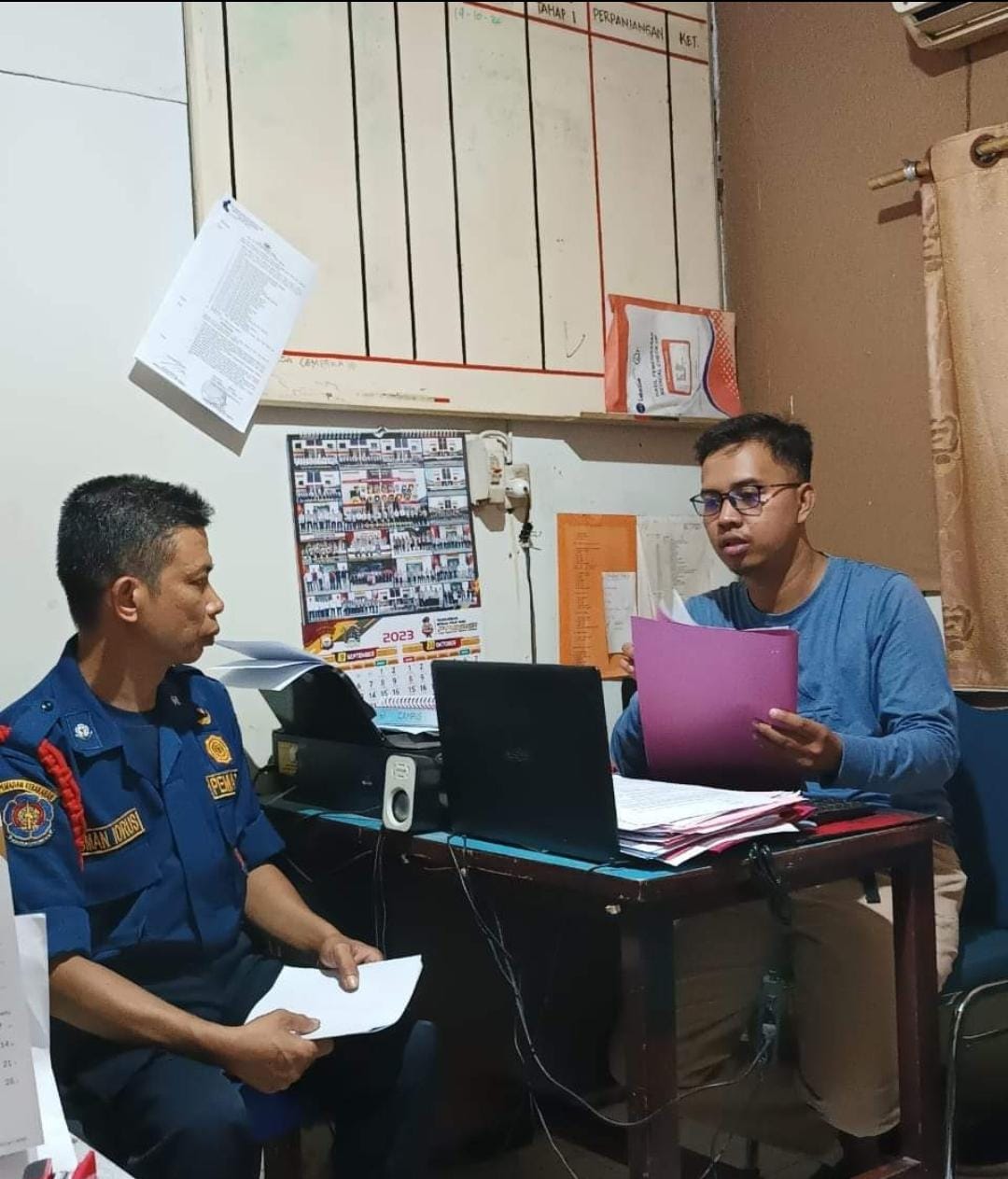 Polsek Tallo Amankan Pelaku Penganiayaan Terhadap Petugas Damkar