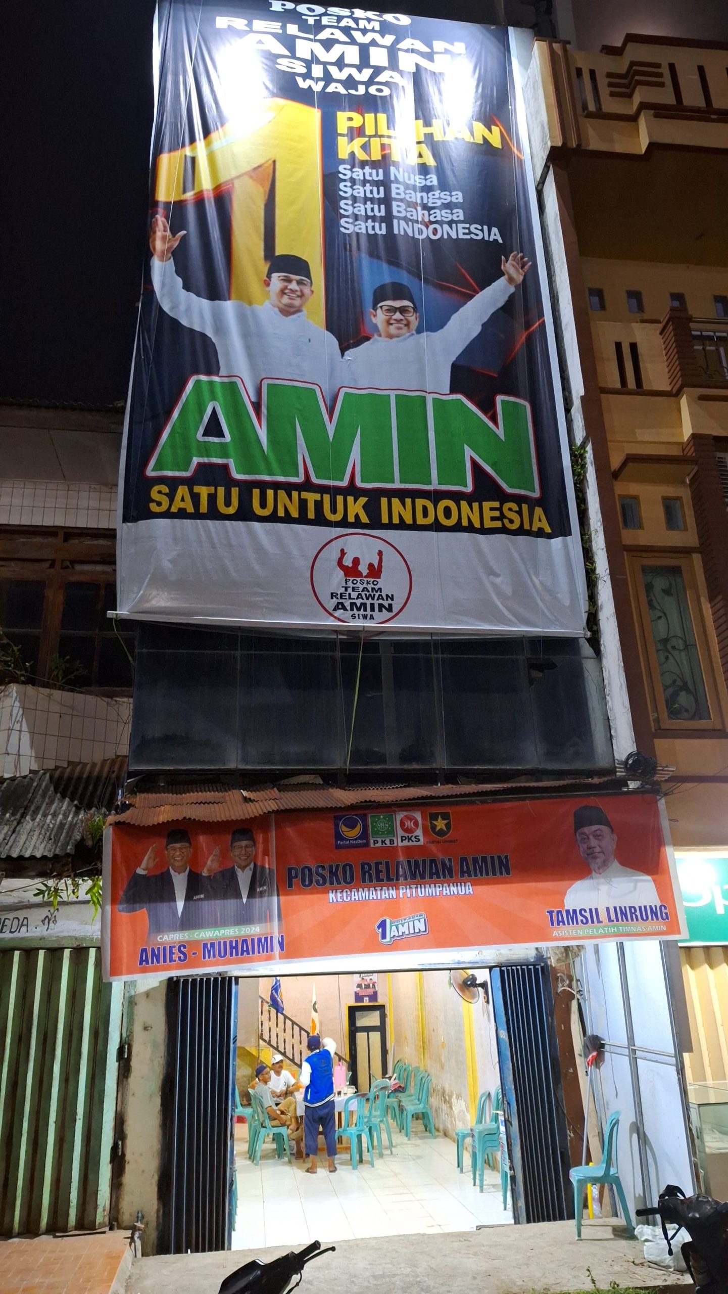 Masyarakat Pitumpanua dirikan posko AMIN, Musmuliadi : Murni gerakan rakyat