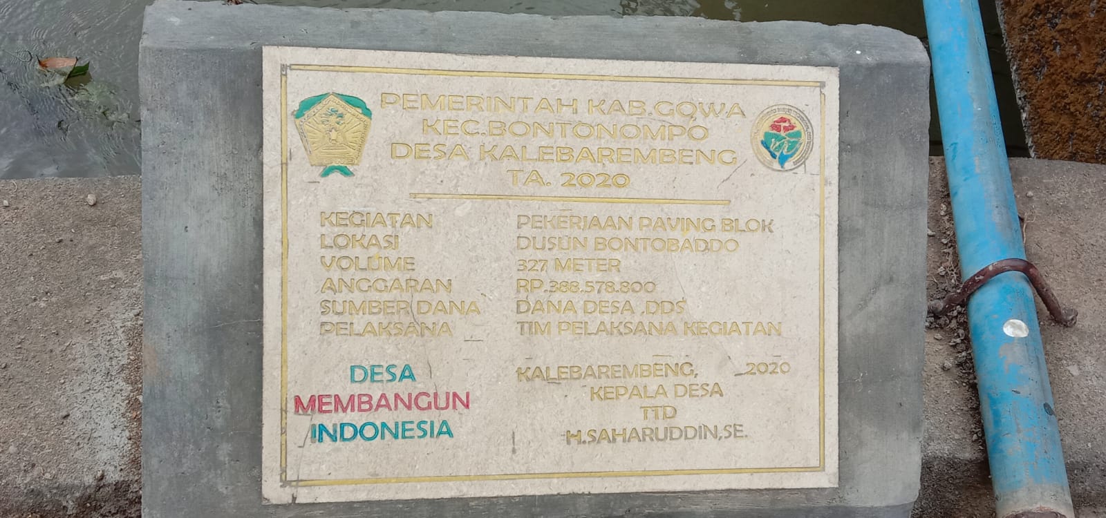 Diduga Proyek Di Desa Kalebarembeng Anggaran DDS, Dijadikan Ajang Bisnis